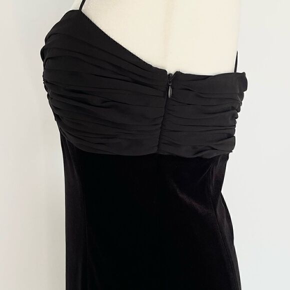 NWT American Living by Ralph Lauren Velvet Chiffon Dress - 8 - Picture 8 of 11